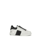 Weiße Low-Top-Sneaker aus Kalbsleder Bos Taurus