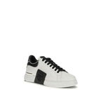 Weiße Low-Top-Sneaker aus Kalbsleder Bos Taurus