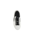 Weiße Low-Top-Sneaker aus Kalbsleder Bos Taurus
