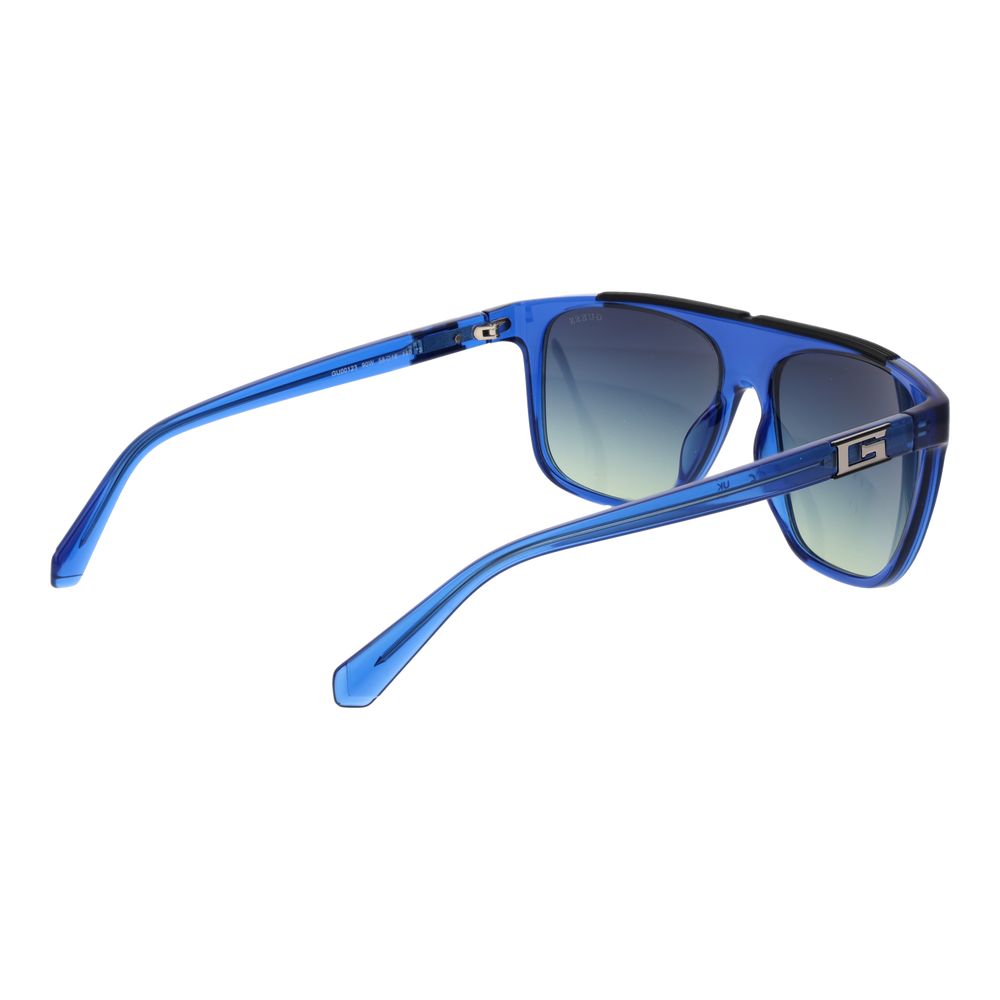 Blaue Sonnenbrille