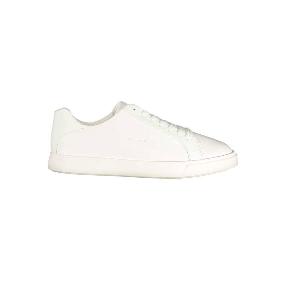 Weißer Herren-Sneaker aus Polyurethan