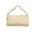 Damen-Handtasche aus beigem Polyurethan