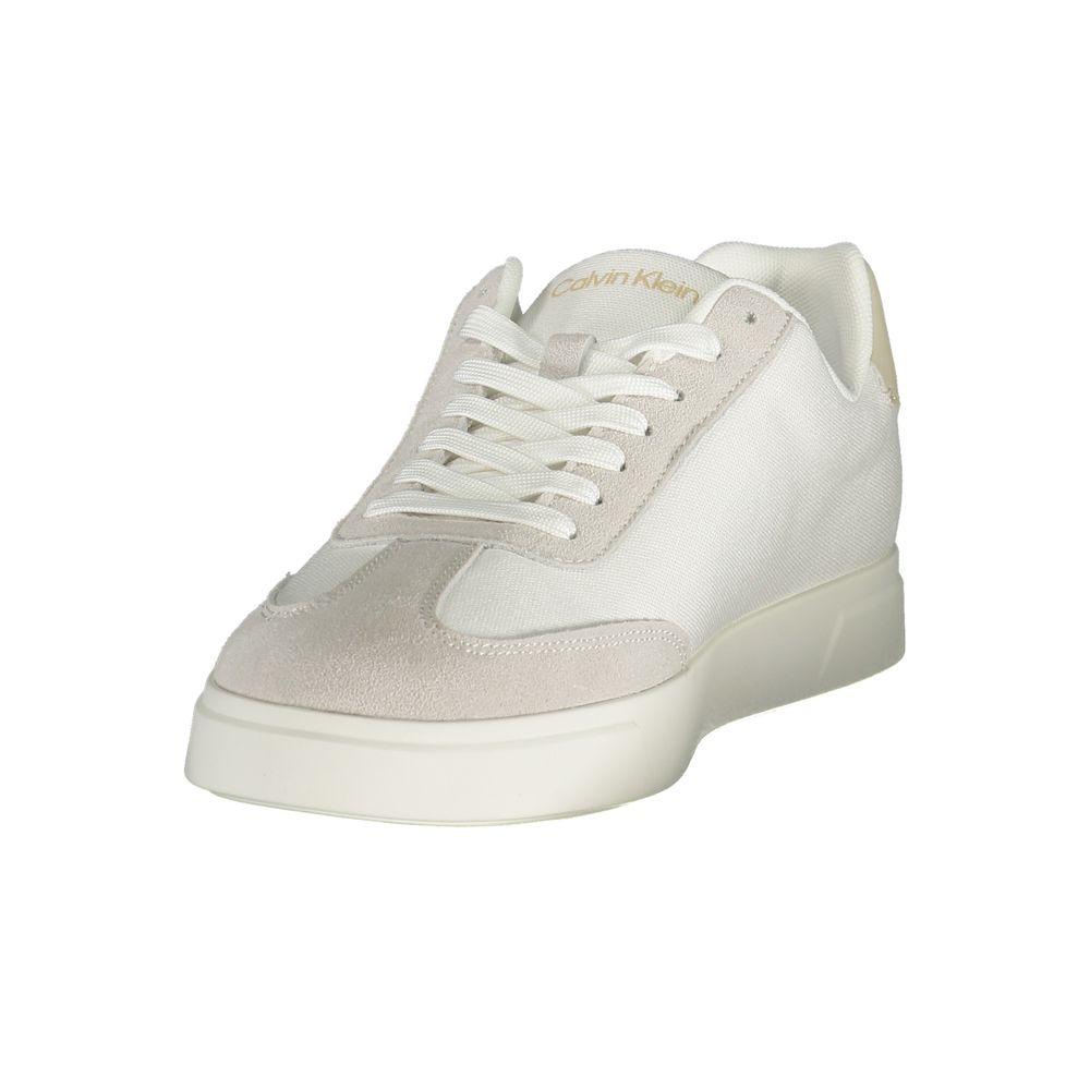 Weißer Herren-Sneaker aus Polyurethan
