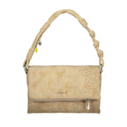 Damen-Handtasche aus beigem Polyurethan