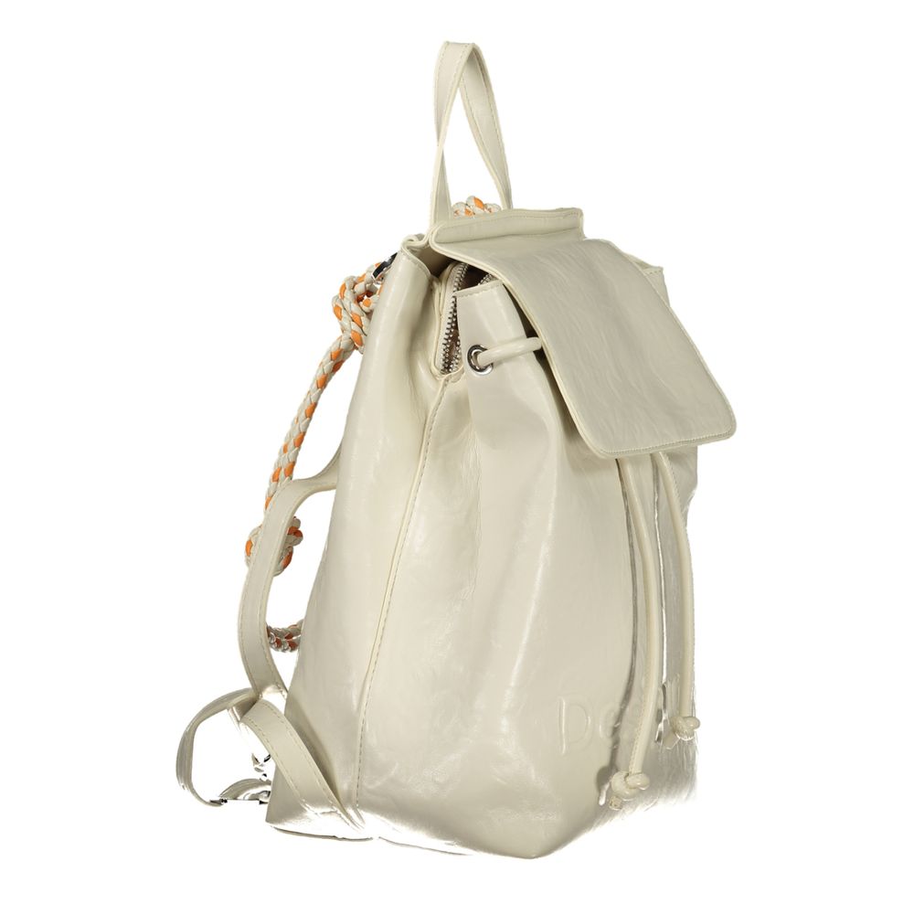 Rucksack aus weißem Polyethylen
