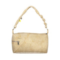 Beige Polyurethan Schultertasche für Damen
