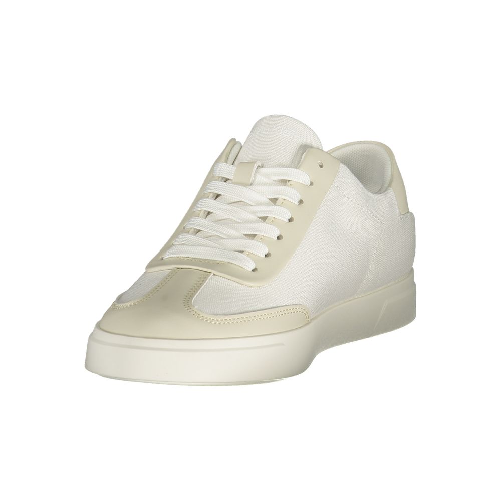 Weiße Sneaker aus Polyester für sportliche Anlässe