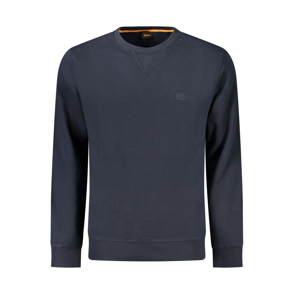 Blu Baumwoll-Sweatshirt für Herren