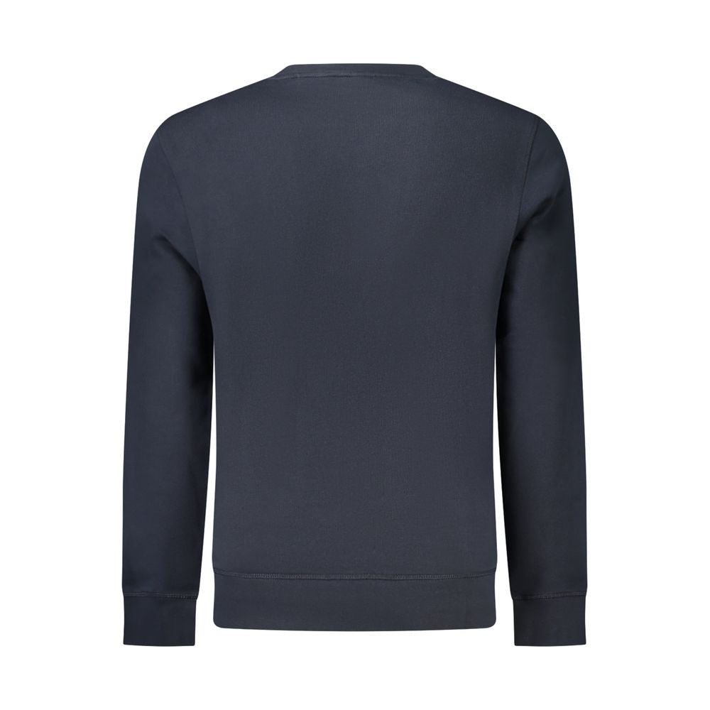 Blu Baumwoll-Sweatshirt für Herren