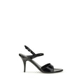 Schwarze Sandaletten aus Leder 865845WB1F31010