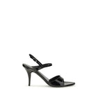 Schwarze Sandaletten aus Leder 865845WB1F31010