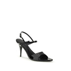 Schwarze Sandaletten aus Leder 865845WB1F31010
