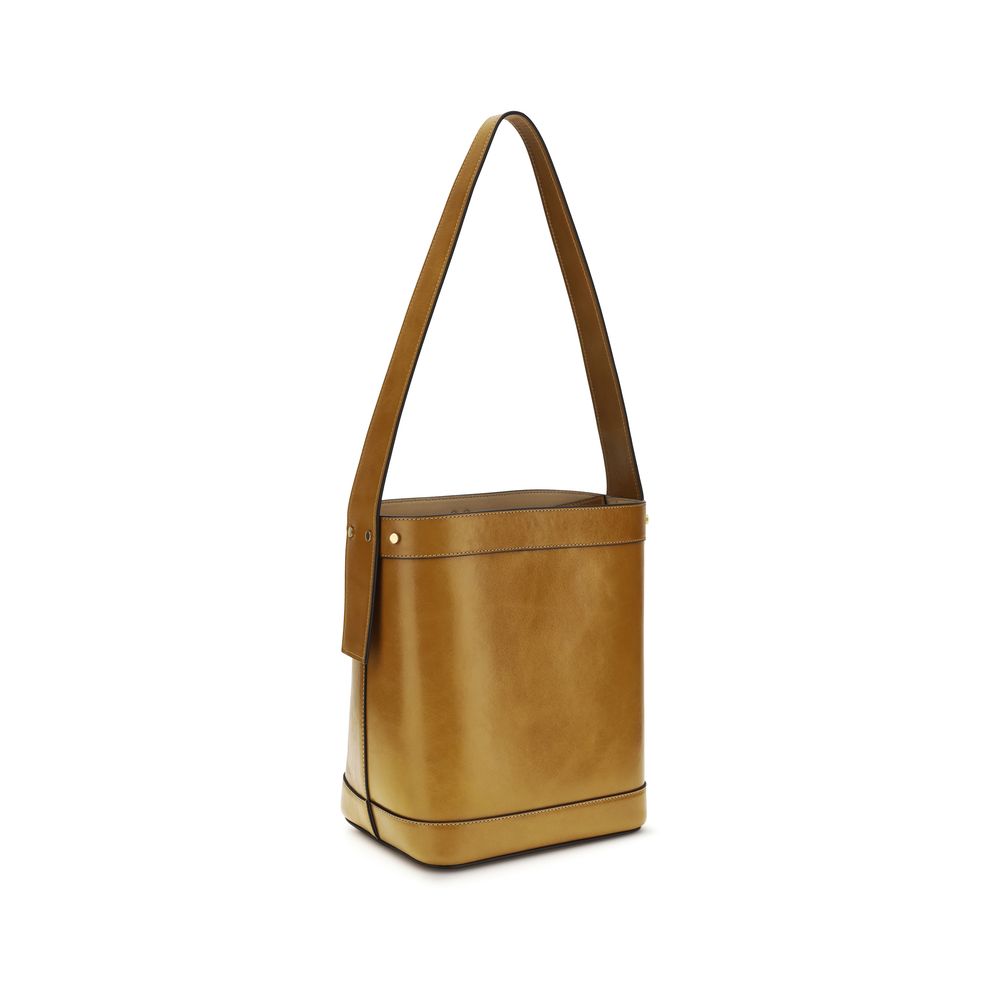 Braune Kalbsleder Bos Taurus Bucket Bag