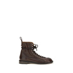 Braune Kalbsleder Bos Taurus Schnürstiefel