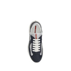Blaue Kalbsleder Bos Taurus Athletic Sneaker