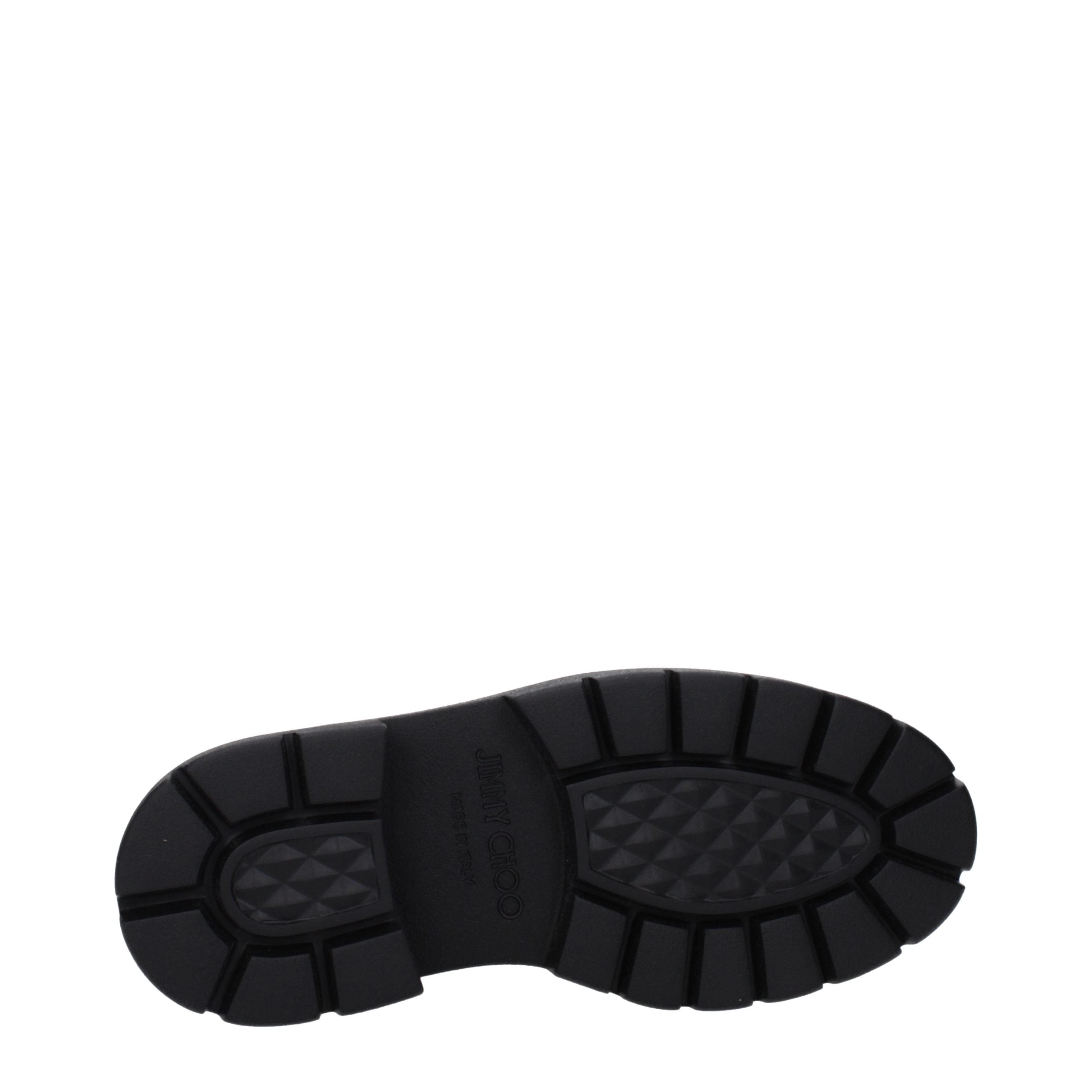 Schwarze Leder-Stiefeletten
