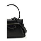 Schwarze Kalbsleder Bos Taurus Handtasche