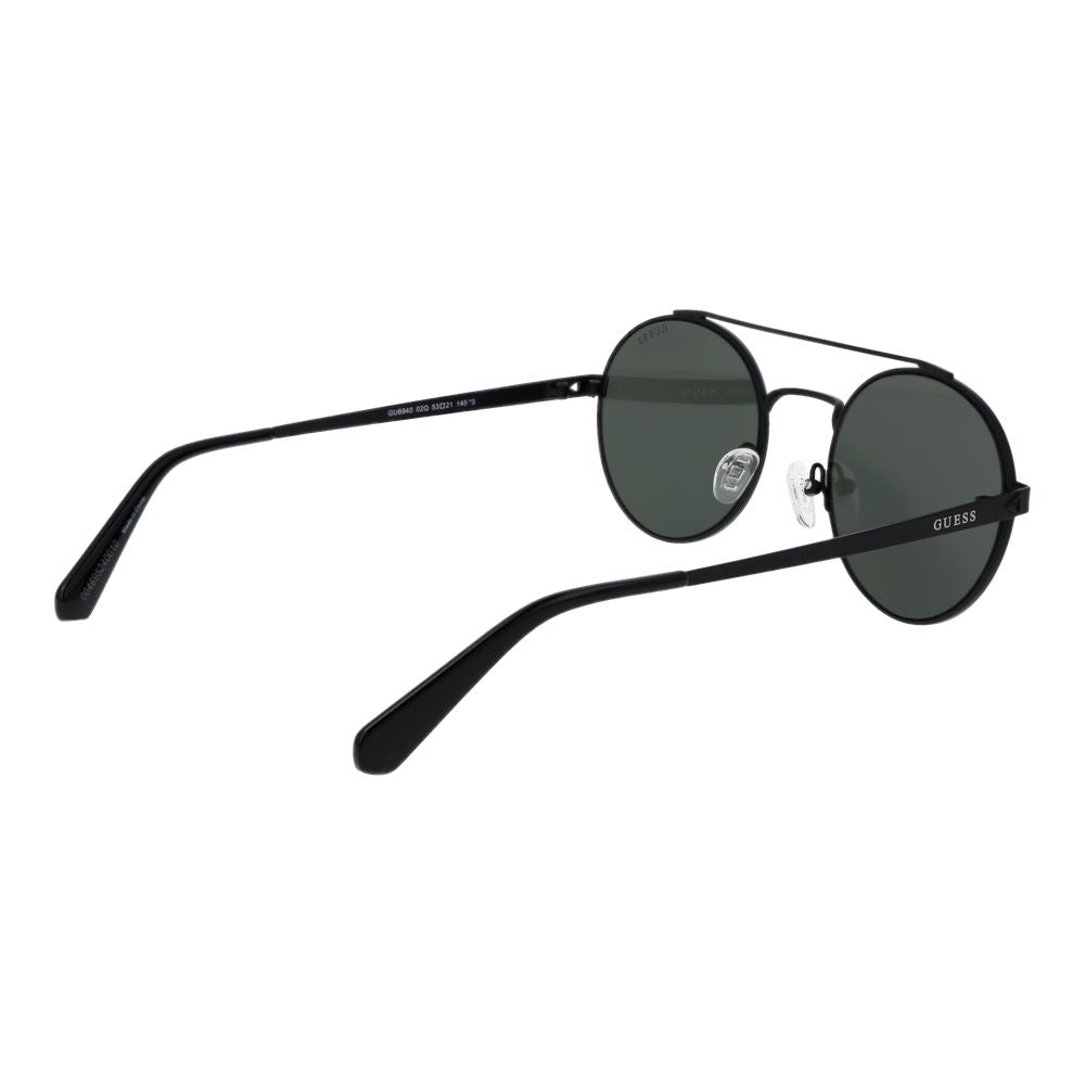 Schwarze Sonnenbrille aus Metall