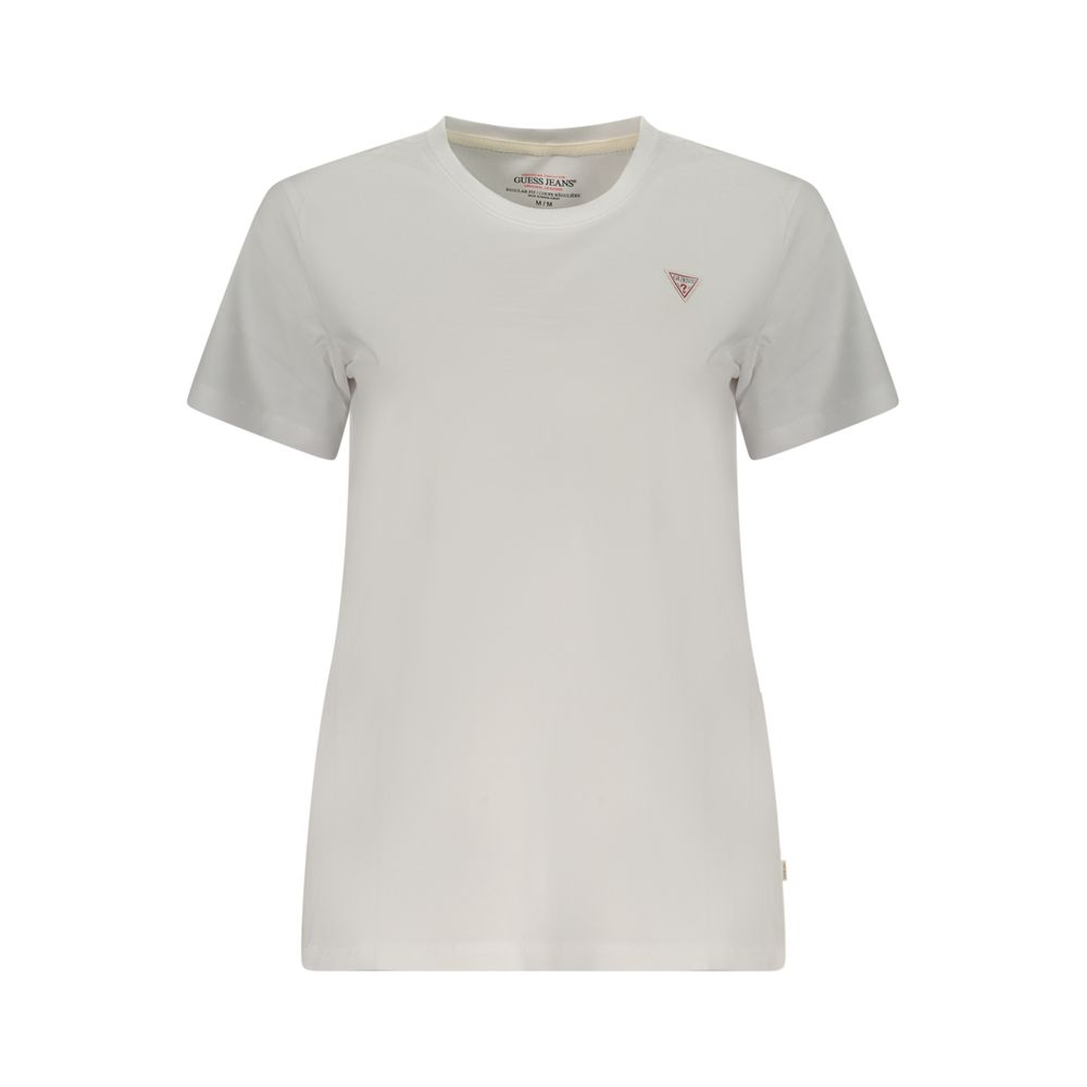 Weißes Baumwoll-T-Shirt für Damen