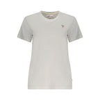 Weißes Baumwoll-T-Shirt für Damen