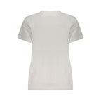 Weißes Baumwoll-T-Shirt für Damen