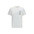 Weißes Baumwoll-T-Shirt