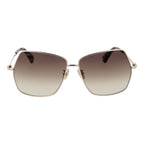 Goldfarbene Sonnenbrille aus Metall 1064917