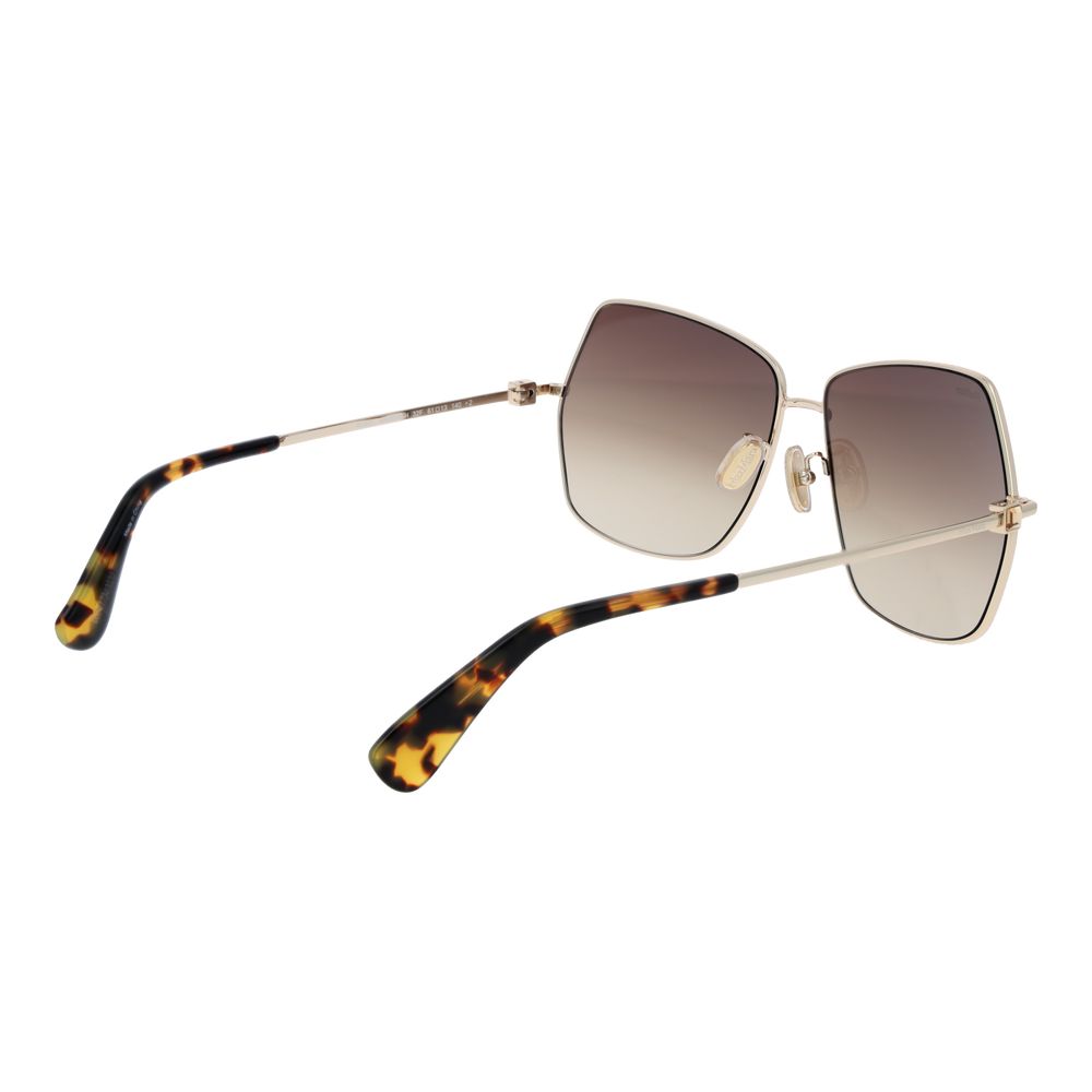 Goldfarbene Sonnenbrille aus Metall 1064917