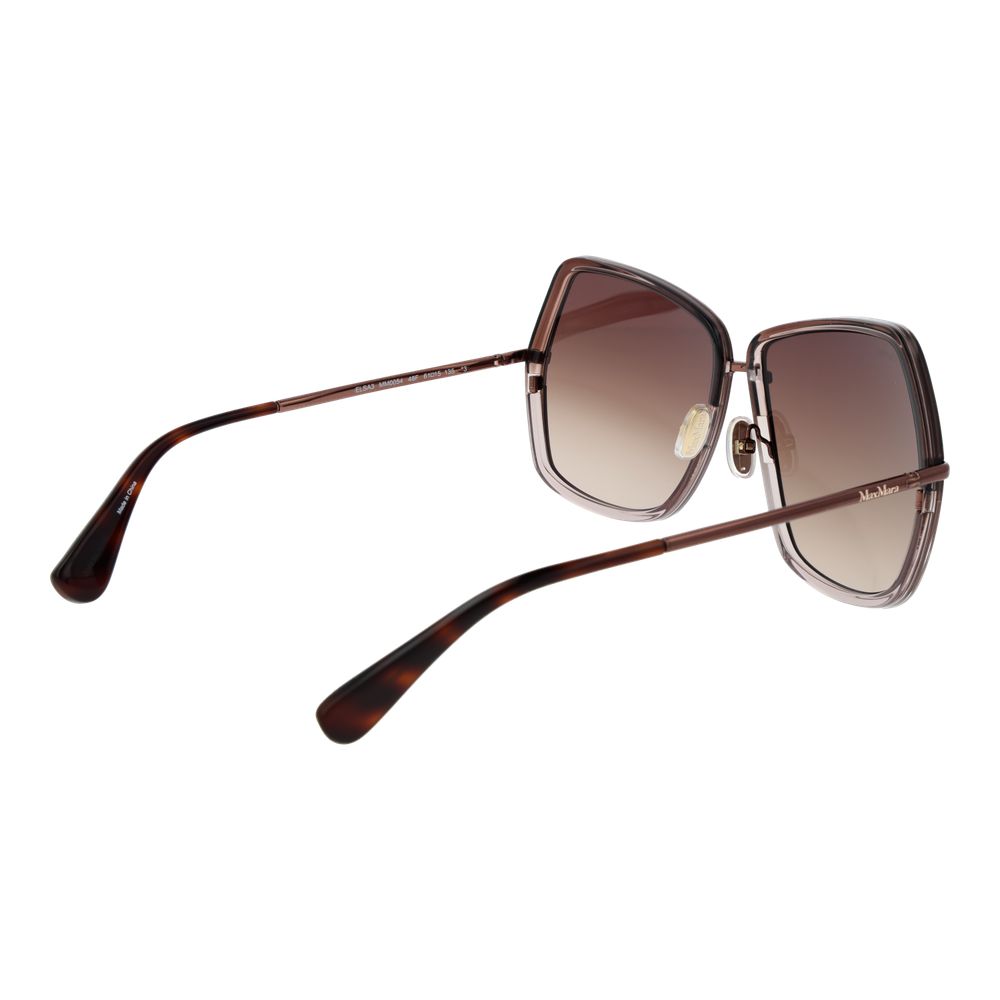 Sonnenbrille aus Bronze-Metall Max Mara
