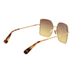 Sonnenbrille aus Goldmetall Max Mara