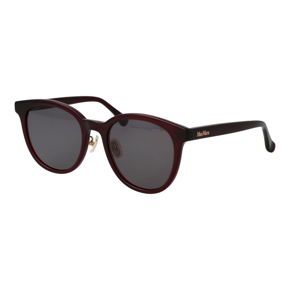 Weinrote Sonnenbrille aus Acetat 1064953 Max Mara