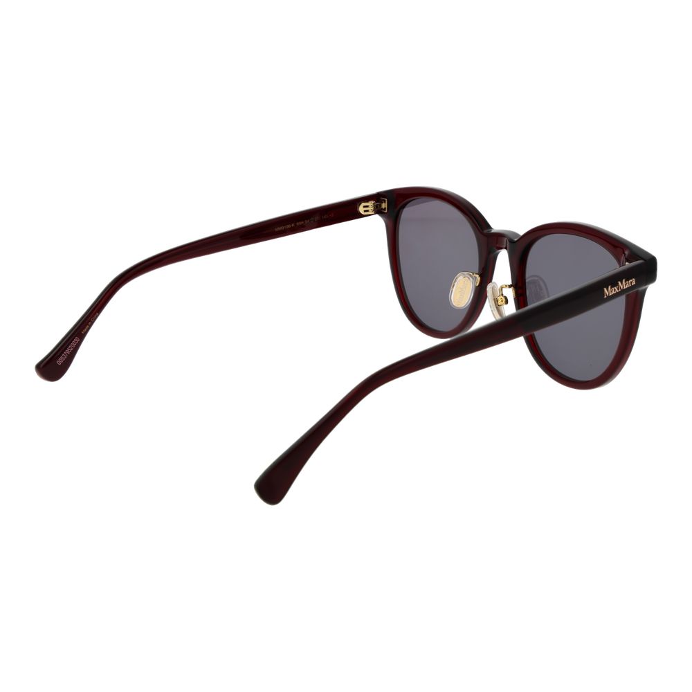 Weinrote Sonnenbrille aus Acetat 1064953 Max Mara