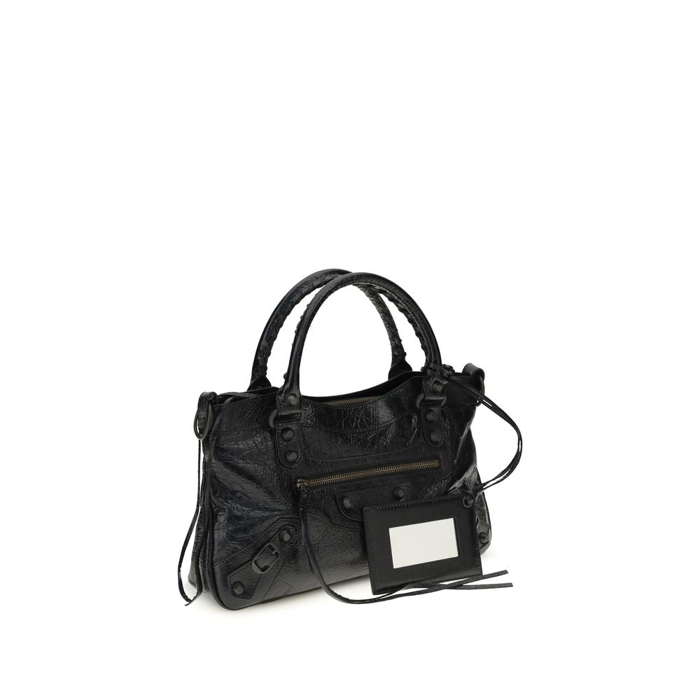 Schwarze Lammleder Schultertasche Ovis Aries Aries