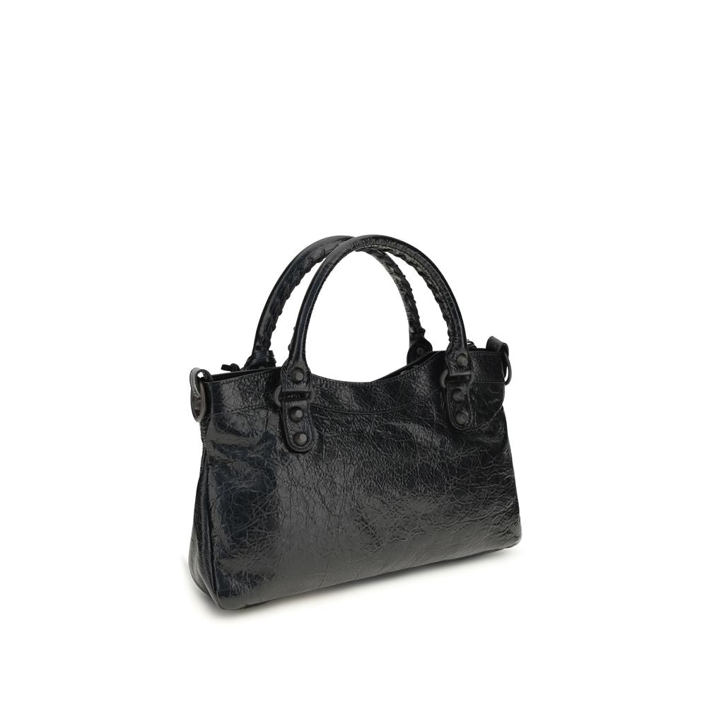 Schwarze Lammleder Schultertasche Ovis Aries Aries