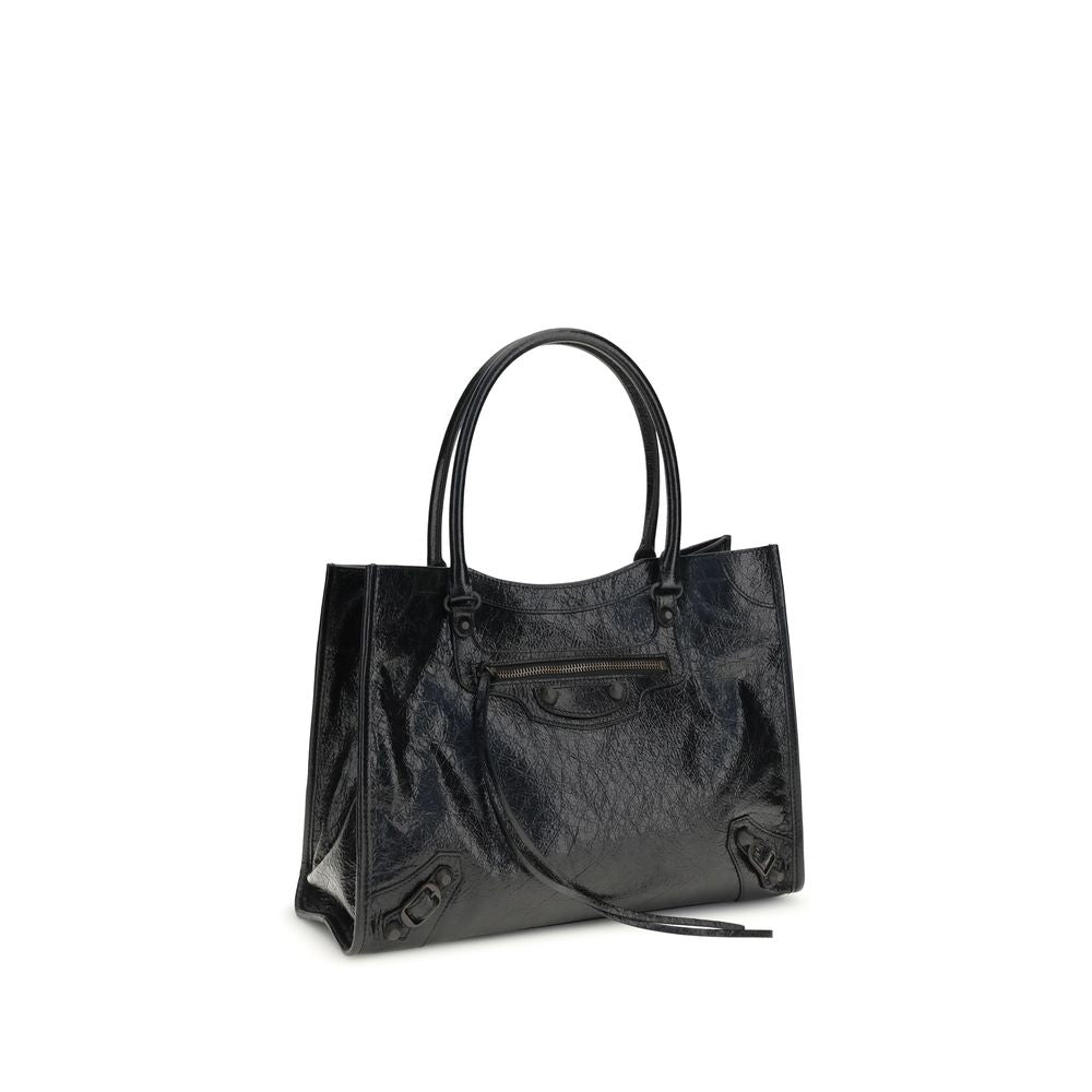 Schwarze Lammleder Schultertasche Ovis Aries Aries