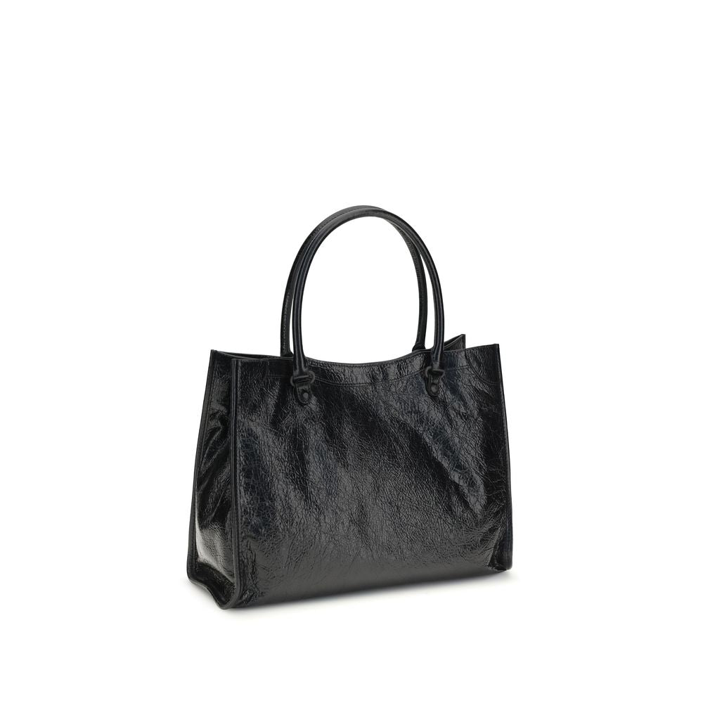 Schwarze Lammleder Schultertasche Ovis Aries Aries
