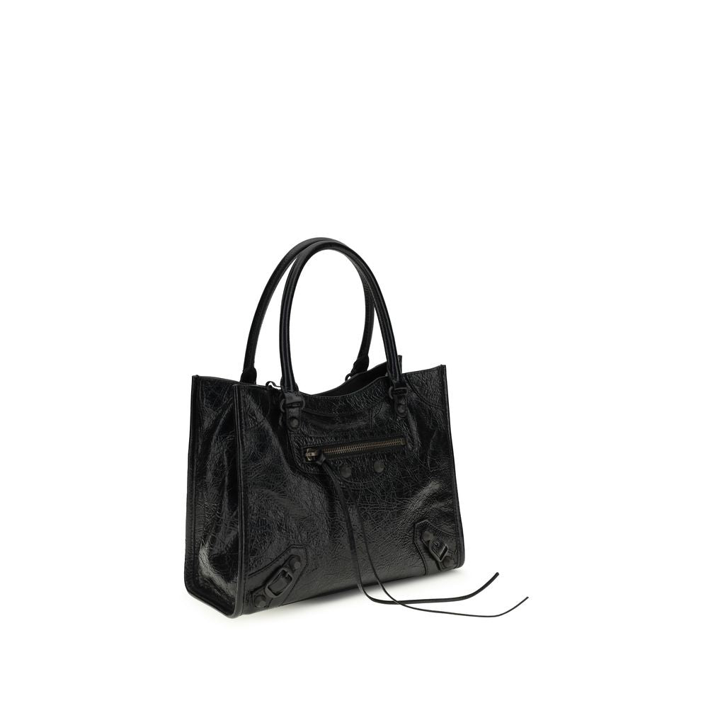 Schwarze Lammleder Schultertasche Ovis Aries Aries