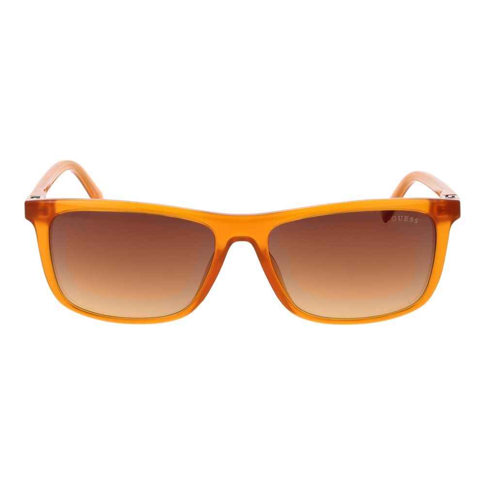 Orangefarbene Sonnenbrille
