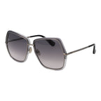Graue Sonnenbrille aus Metall