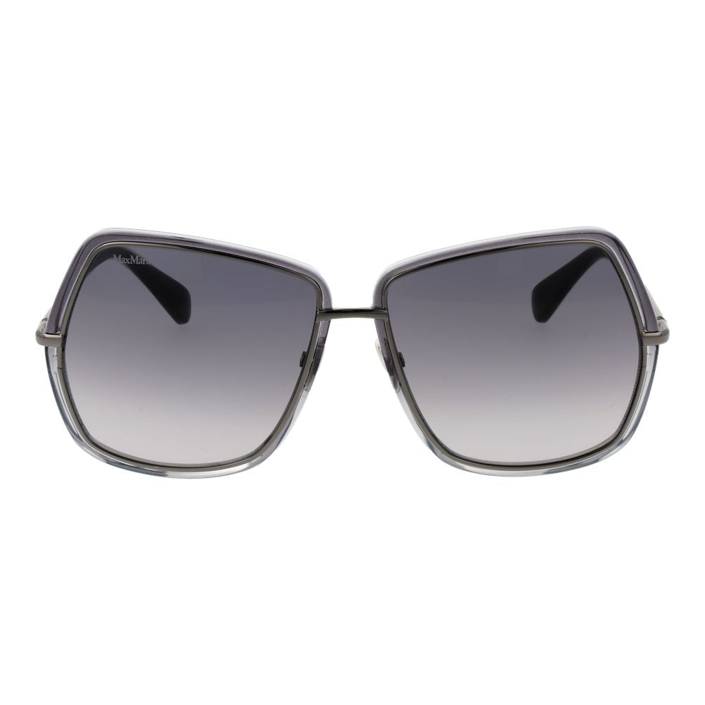 Graue Sonnenbrille aus Metall