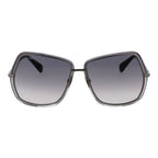 Graue Sonnenbrille aus Metall