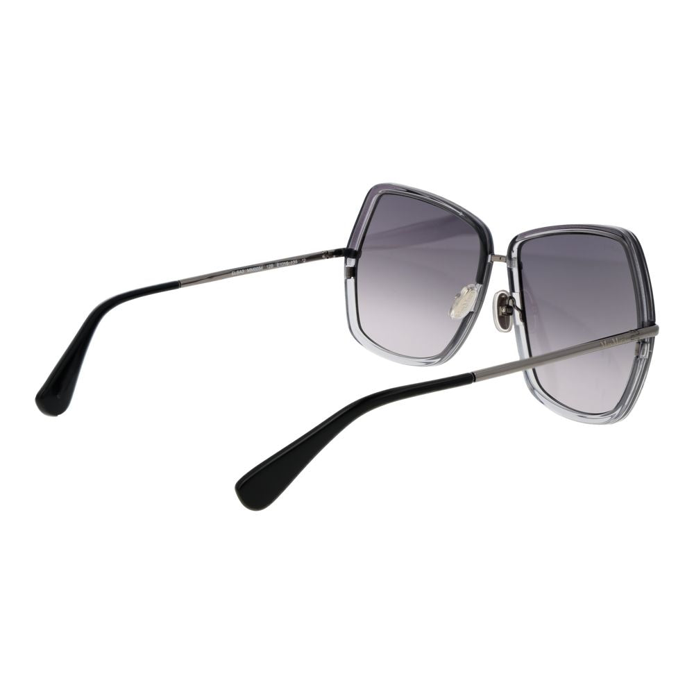 Graue Sonnenbrille aus Metall
