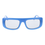 Blaue Sonnenbrille aus Kunststoff