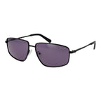 Schwarze Sonnenbrille aus Metall