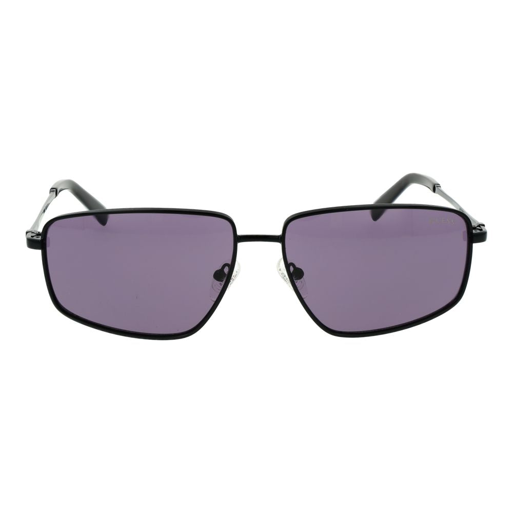 Schwarze Sonnenbrille aus Metall