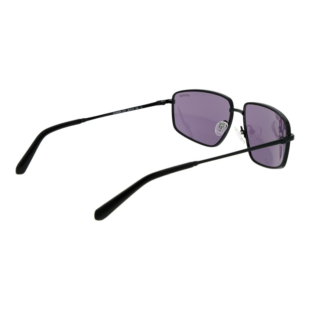 Schwarze Sonnenbrille aus Metall