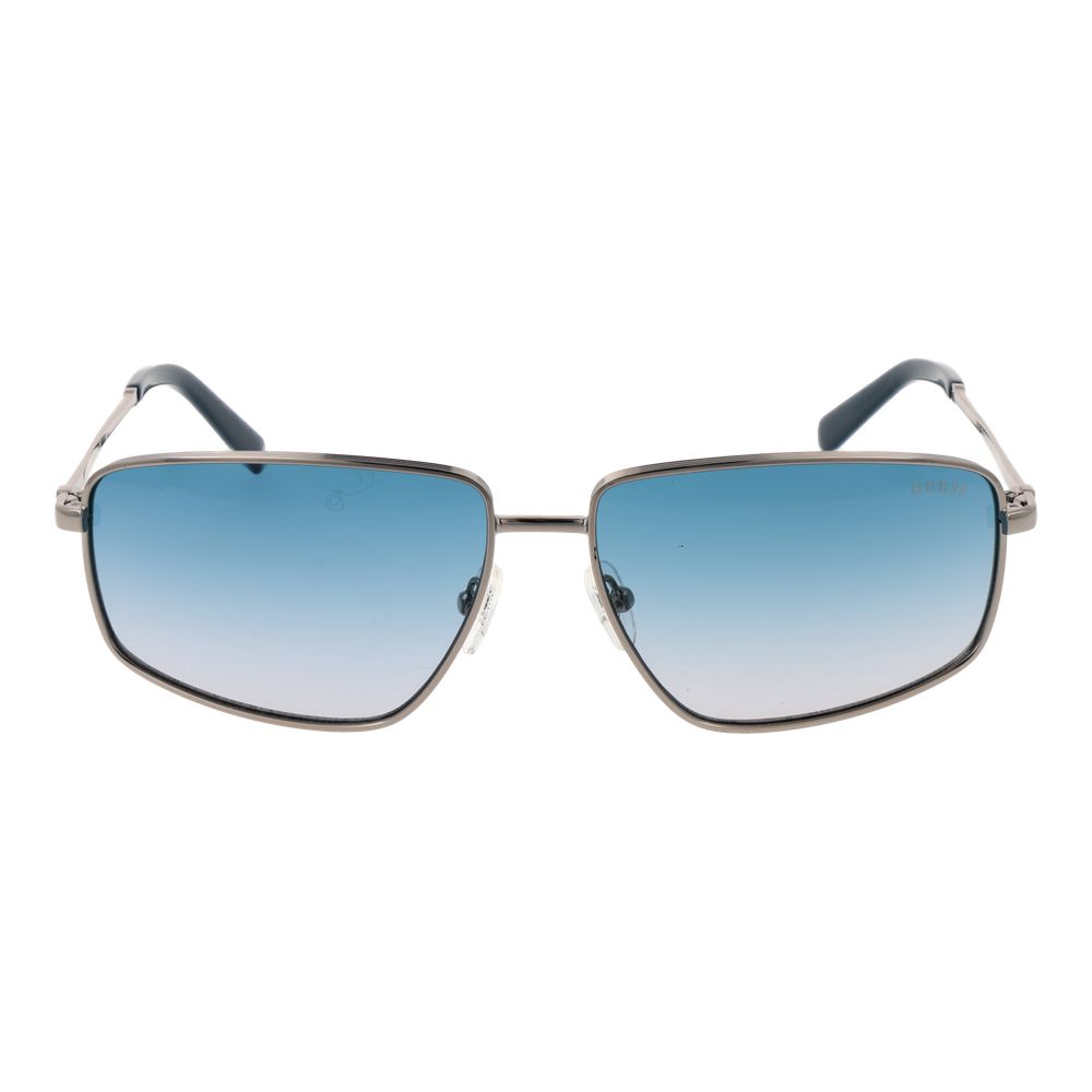 Sonnenbrille aus silbernem Metall