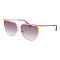Sonnenbrille aus Roségold-Metall
