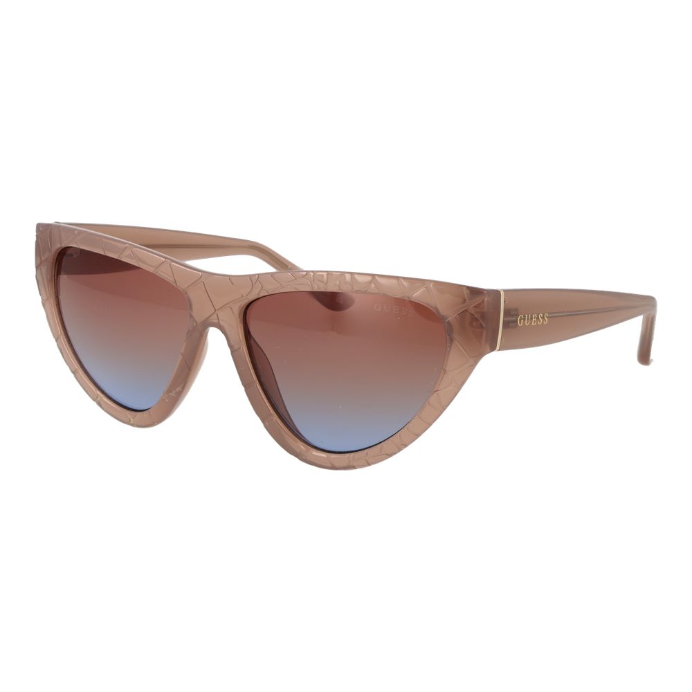 Beige Kunststoff-Sonnenbrille