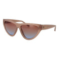 Beige Kunststoff-Sonnenbrille